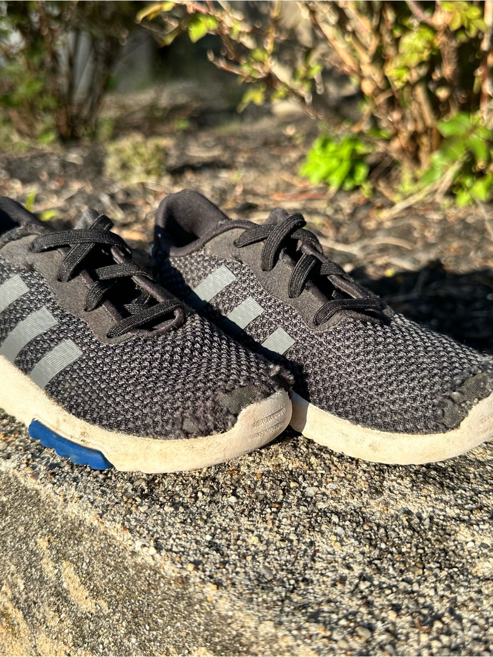 Toddler ADIDAS black Sneakers size 9